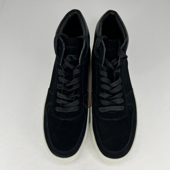 Mens Moretti MB321692 Black-02 Genuine Leather Lace Up High Size 10 D Sneakers - Picture 4 of 10